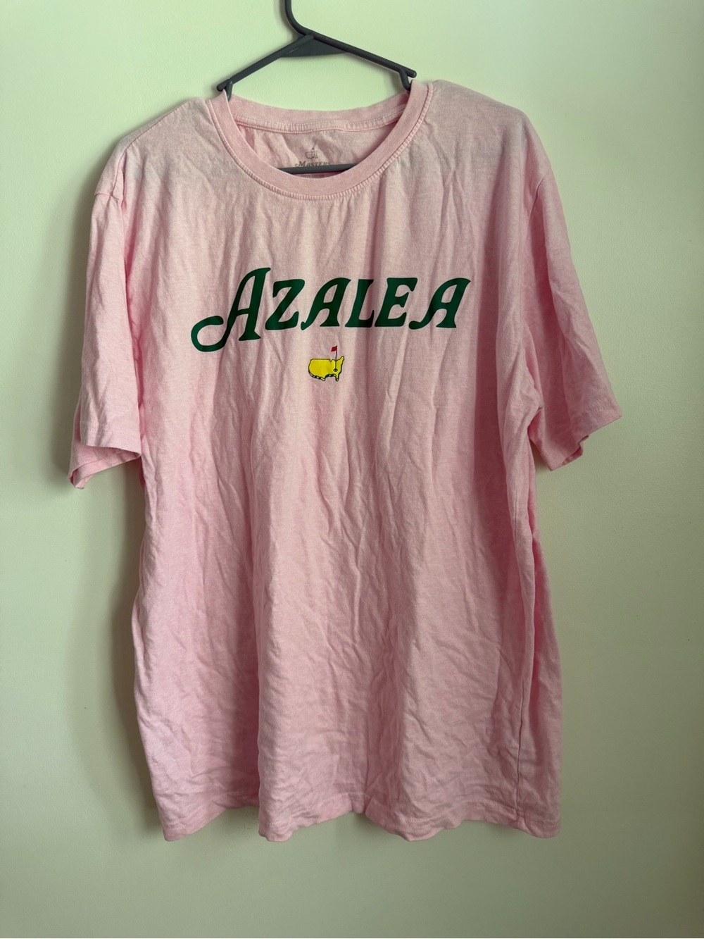 Masters Azalea T Shirt Pink Augusta National Golf Tournament Tee Size XL